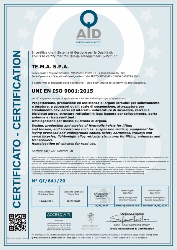 Tema Stringing Tools Te.m.a. | Stringing, Oil&Gas and Energy
